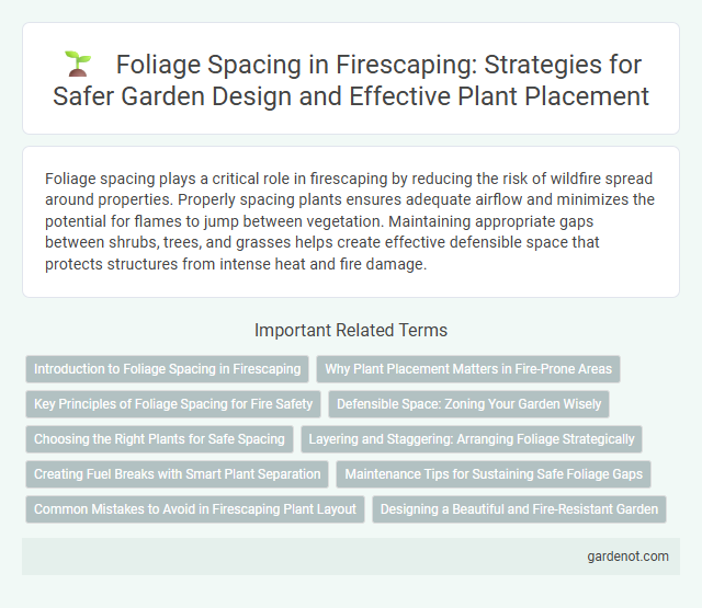 Foliage Spacing in Firescaping: Strategies for Safer Garden Design and Effective Plant Placement