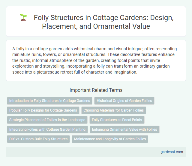 Folly Structures in Cottage Gardens: Design, Placement, and Ornamental Value