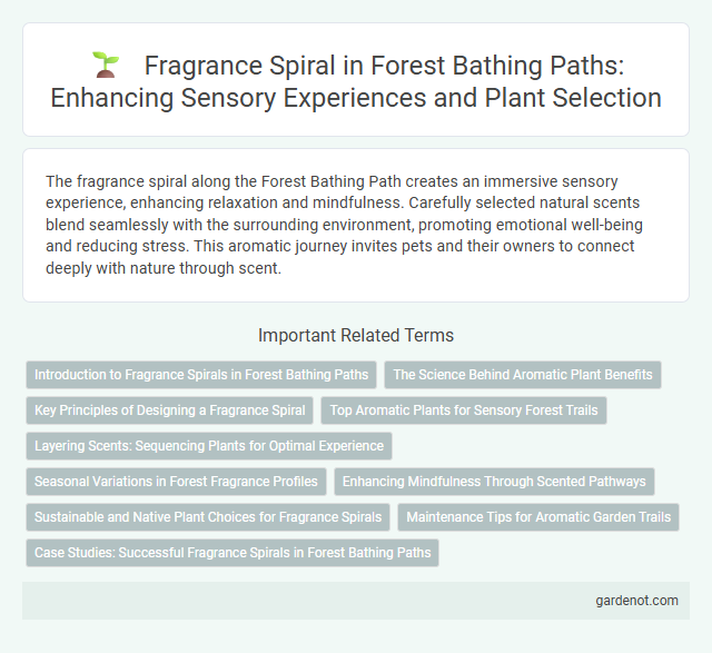 Fragrance Spiral in Forest Bathing Paths: Enhancing Sensory Experiences and Plant Selection