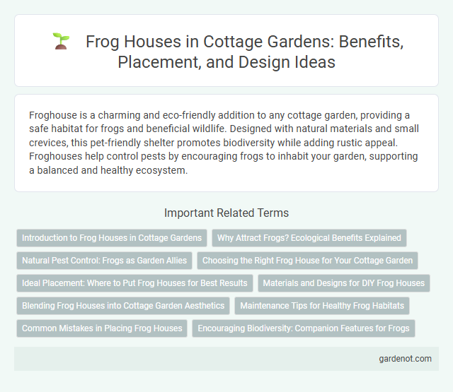 Frog Houses in Cottage Gardens: Benefits, Placement, and Design Ideas