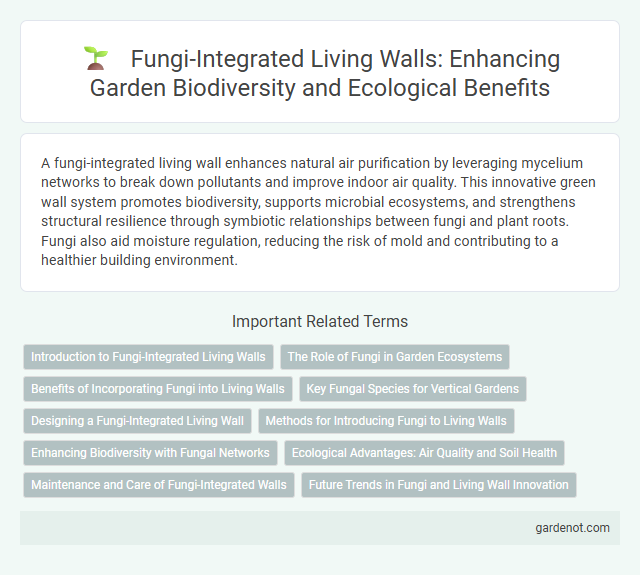 Fungi-Integrated Living Walls: Enhancing Garden Biodiversity and Ecological Benefits