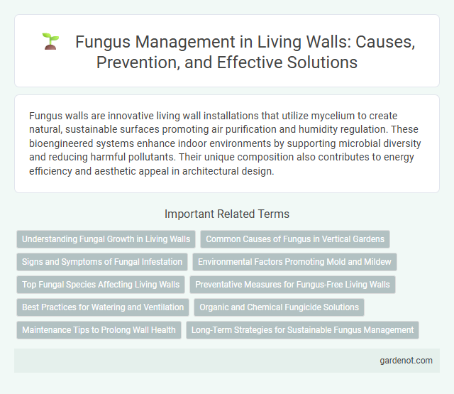 Fungus Management in Living Walls: Causes, Prevention, and Effective Solutions