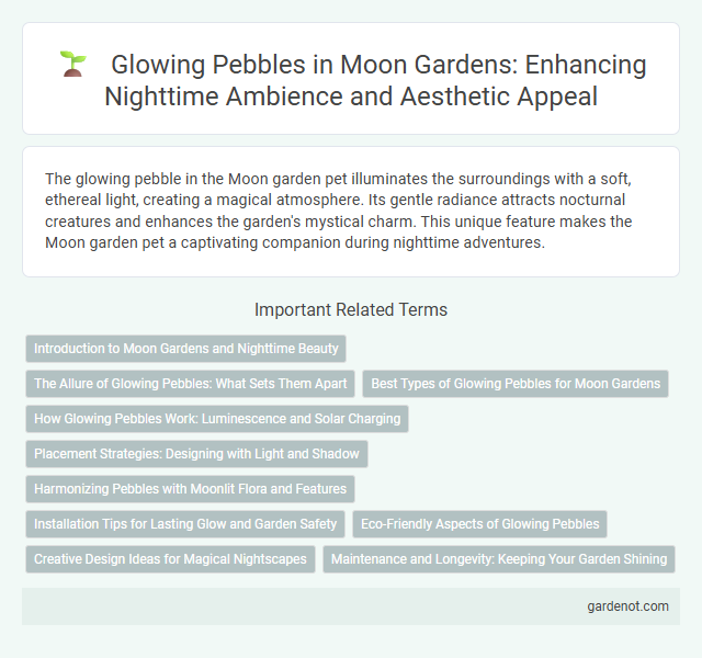 Glowing Pebbles in Moon Gardens: Enhancing Nighttime Ambience and Aesthetic Appeal