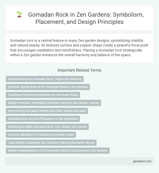 Gomadan Rock in Zen Gardens: Symbolism, Placement, and Design Principles