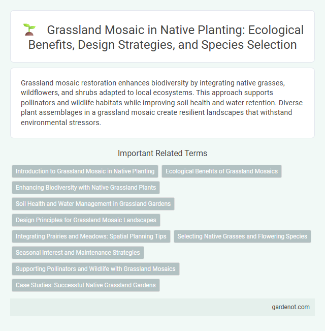 Grassland Mosaic in Native Planting: Ecological Benefits, Design Strategies, and Species Selection