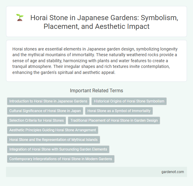 Horai Stone in Japanese Gardens: Symbolism, Placement, and Aesthetic Impact