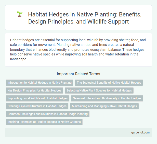 Habitat Hedges in Native Planting: Benefits, Design Principles, and Wildlife Support