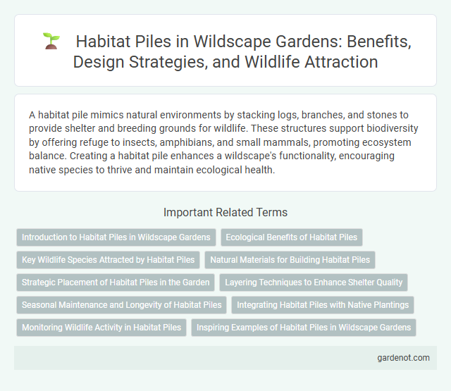 Habitat Piles in Wildscape Gardens: Benefits, Design Strategies, and Wildlife Attraction