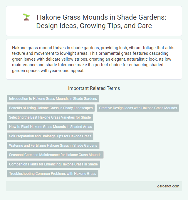 Hakone Grass Mounds in Shade Gardens: Design Ideas, Growing Tips, and Care