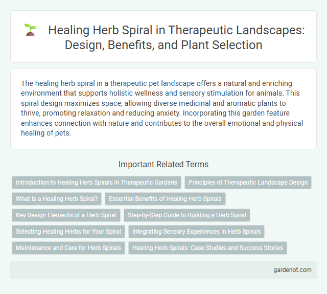 Healing Herb Spiral in Therapeutic Landscapes: Design, Benefits, and Plant Selection