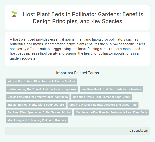 Host Plant Beds in Pollinator Gardens: Benefits, Design Principles, and Key Species