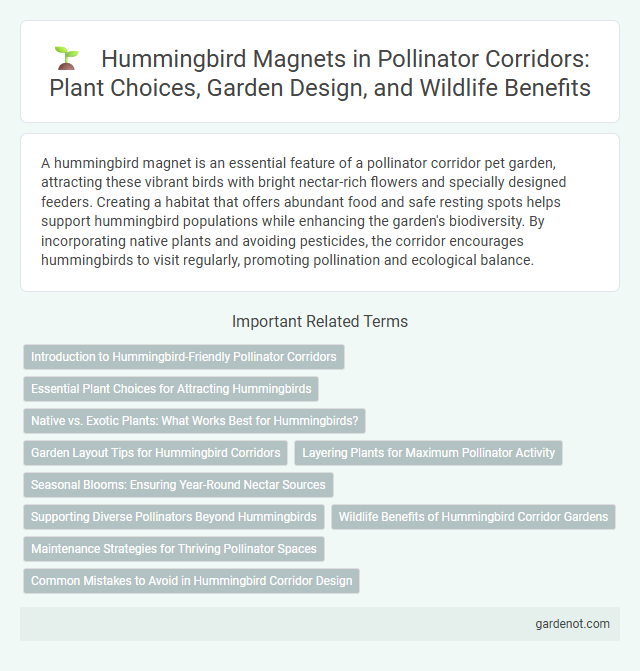 Hummingbird Magnets in Pollinator Corridors: Plant Choices, Garden Design, and Wildlife Benefits