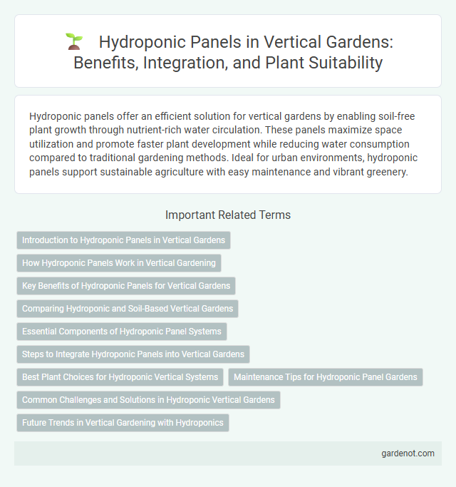 Hydroponic Panels in Vertical Gardens: Benefits, Integration, and Plant Suitability