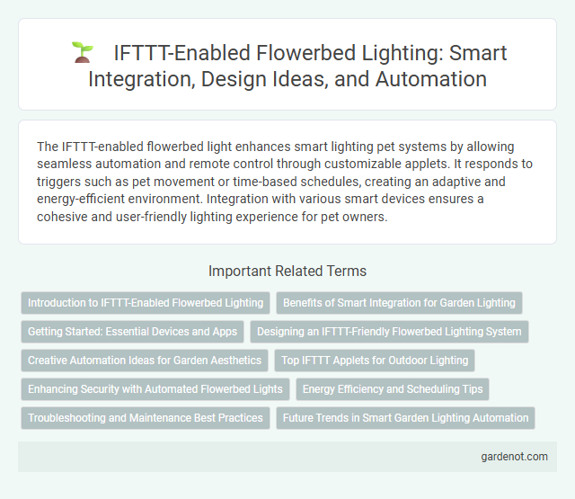 IFTTT-Enabled Flowerbed Lighting: Smart Integration, Design Ideas, and Automation
