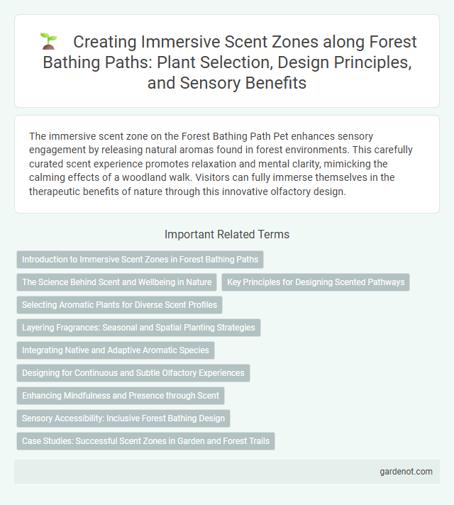 Creating Immersive Scent Zones along Forest Bathing Paths: Plant Selection, Design Principles, and Sensory Benefits