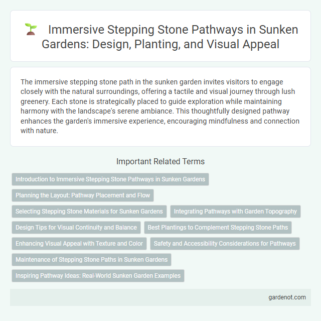 Immersive Stepping Stone Pathways in Sunken Gardens: Design, Planting, and Visual Appeal