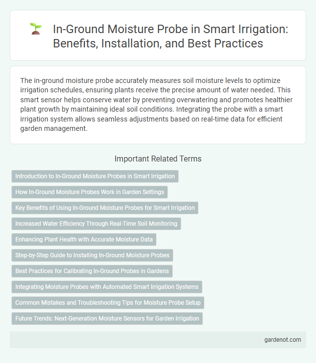 In-Ground Moisture Probe in Smart Irrigation: Benefits, Installation, and Best Practices
