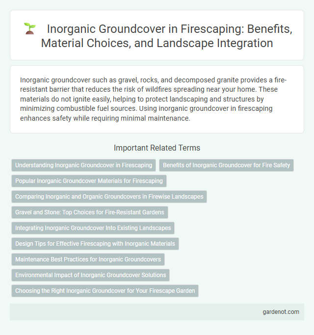 Inorganic Groundcover in Firescaping: Benefits, Material Choices, and Landscape Integration