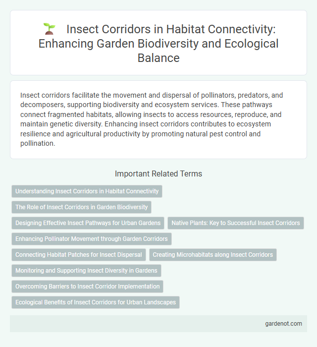 Insect Corridors in Habitat Connectivity: Enhancing Garden Biodiversity and Ecological Balance