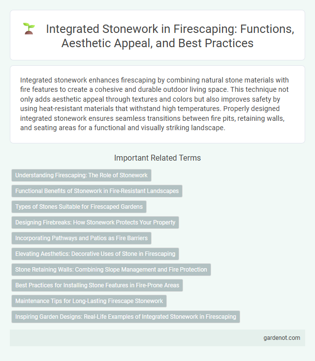Integrated Stonework in Firescaping: Functions, Aesthetic Appeal, and Best Practices
