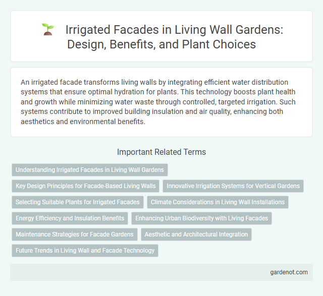 Irrigated Facades in Living Wall Gardens: Design, Benefits, and Plant Choices