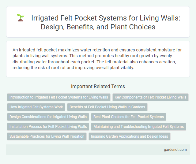 Irrigated Felt Pocket Systems for Living Walls: Design, Benefits, and Plant Choices