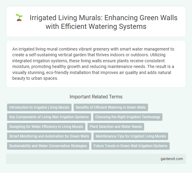 Irrigated Living Murals: Enhancing Green Walls with Efficient Watering Systems
