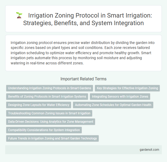 Irrigation Zoning Protocol in Smart Irrigation: Strategies, Benefits, and System Integration