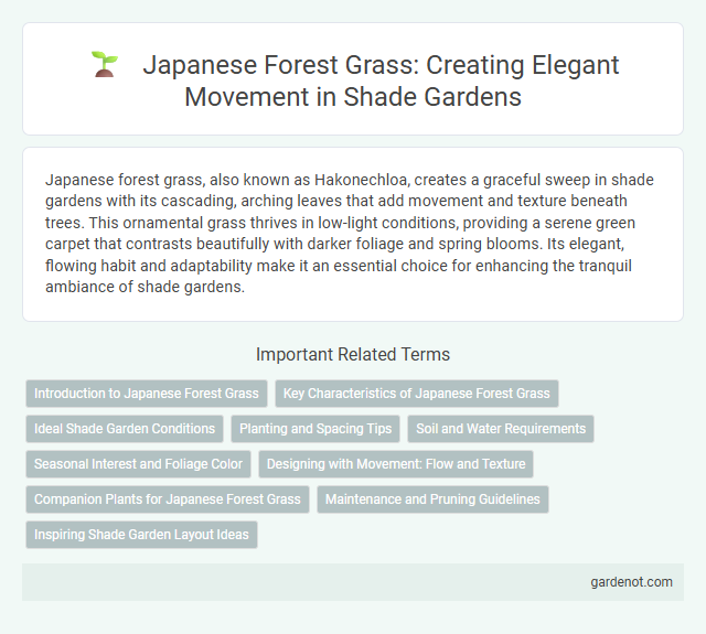 Japanese Forest Grass: Creating Elegant Movement in Shade Gardens