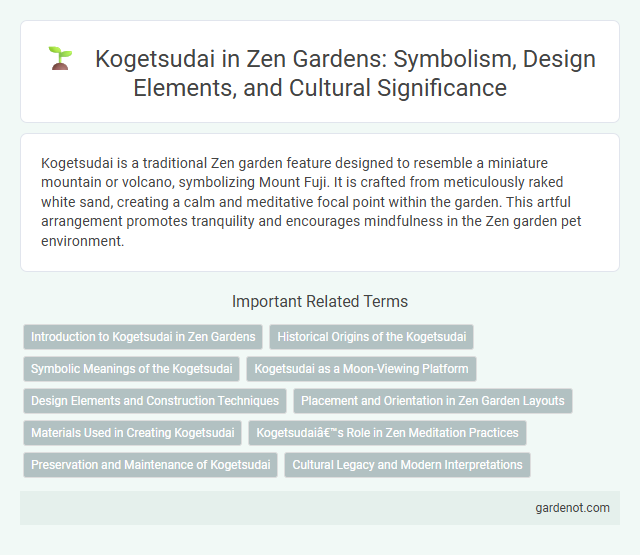 Kogetsudai in Zen Gardens: Symbolism, Design Elements, and Cultural Significance