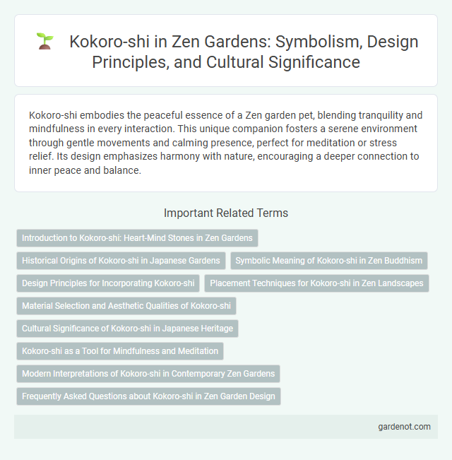 Kokoro-shi in Zen Gardens: Symbolism, Design Principles, and Cultural Significance