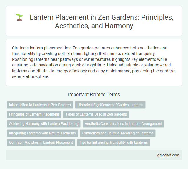 Lantern Placement in Zen Gardens: Principles, Aesthetics, and Harmony