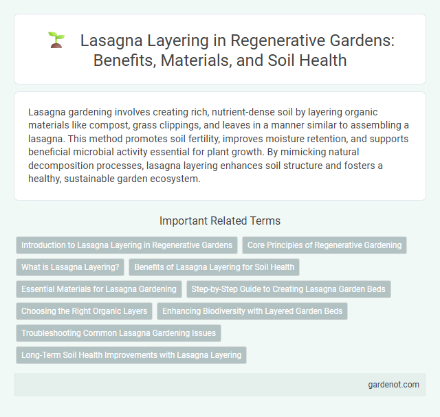 Lasagna Layering in Regenerative Gardens: Benefits, Materials, and Soil Health