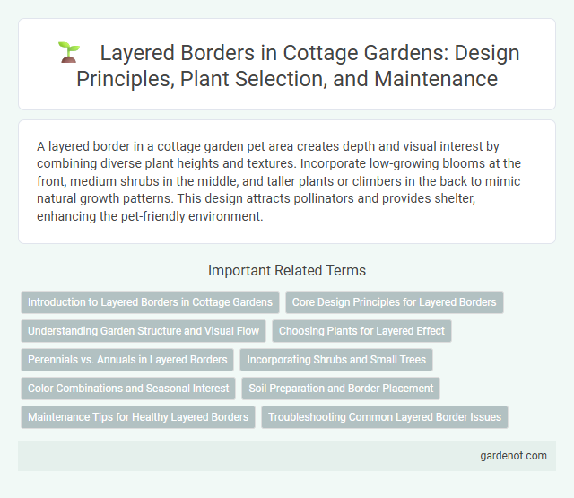 Layered Borders in Cottage Gardens: Design Principles, Plant Selection, and Maintenance
