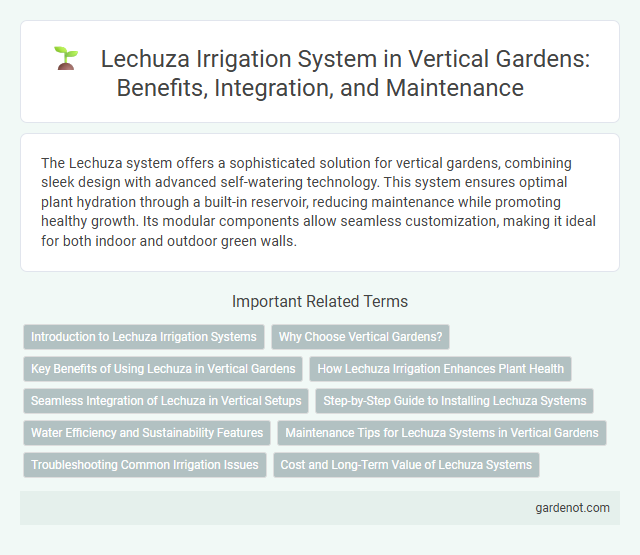 Lechuza Irrigation System in Vertical Gardens: Benefits, Integration, and Maintenance