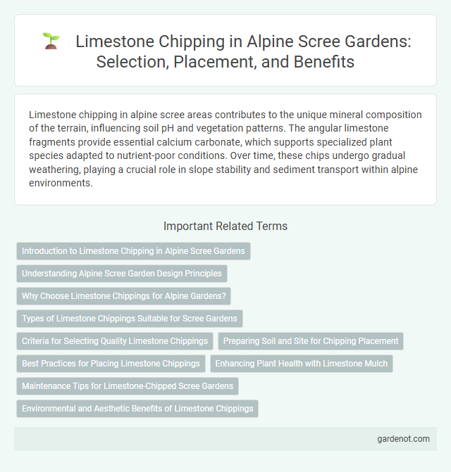 Limestone Chipping in Alpine Scree Gardens: Selection, Placement, and Benefits