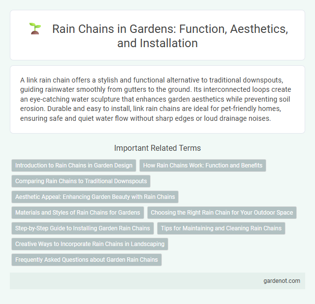 Rain Chains in Gardens: Function, Aesthetics, and Installation