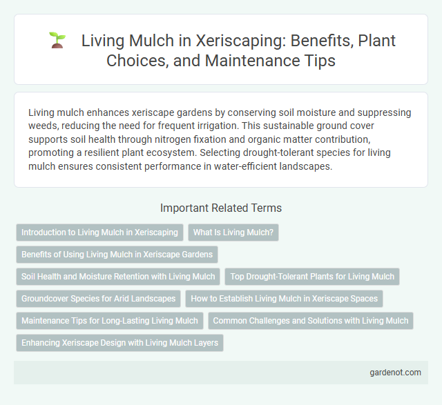 Living Mulch in Xeriscaping: Benefits, Plant Choices, and Maintenance Tips