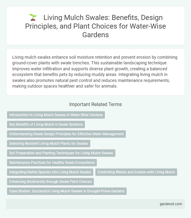 Living Mulch Swales: Benefits, Design Principles, and Plant Choices for Water-Wise Gardens