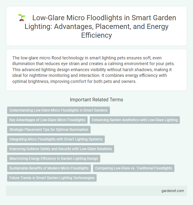 Low-Glare Micro Floodlights in Smart Garden Lighting: Advantages, Placement, and Energy Efficiency