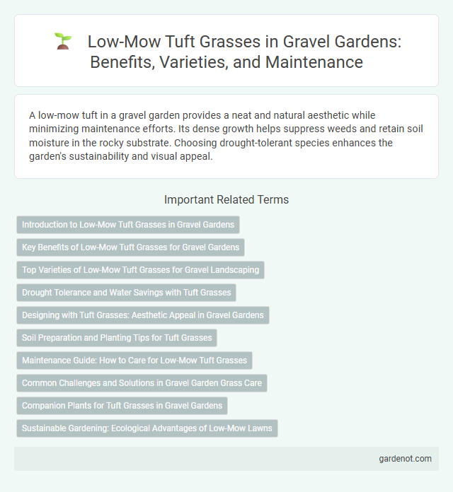 Low-Mow Tuft Grasses in Gravel Gardens: Benefits, Varieties, and Maintenance