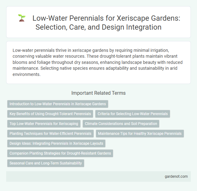 Low-Water Perennials for Xeriscape Gardens: Selection, Care, and Design Integration