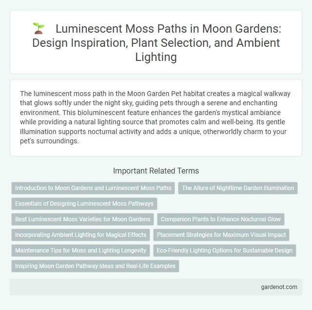 Luminescent Moss Paths in Moon Gardens: Design Inspiration, Plant Selection, and Ambient Lighting