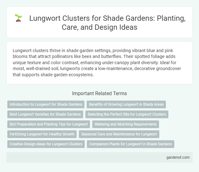 Lungwort Clusters for Shade Gardens: Planting, Care, and Design Ideas