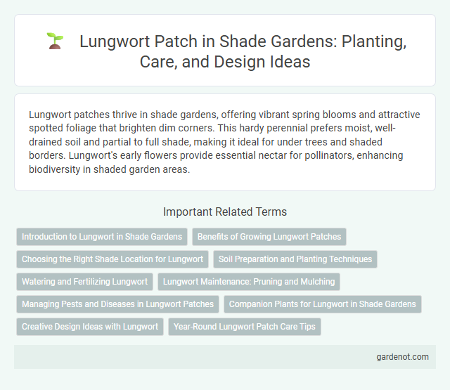 Lungwort Patch in Shade Gardens: Planting, Care, and Design Ideas