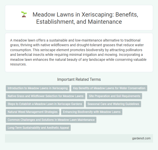 Meadow Lawns in Xeriscaping: Benefits, Establishment, and Maintenance