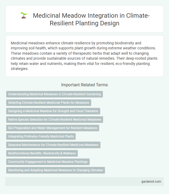 Medicinal Meadow Integration in Climate-Resilient Planting Design