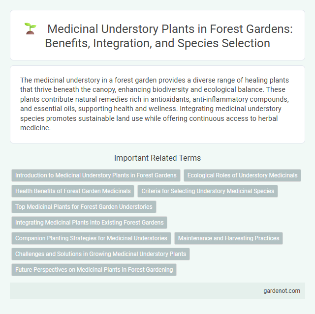 Medicinal Understory Plants in Forest Gardens: Benefits, Integration, and Species Selection