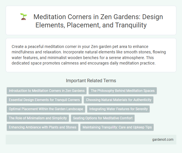 Meditation Corners in Zen Gardens: Design Elements, Placement, and Tranquility