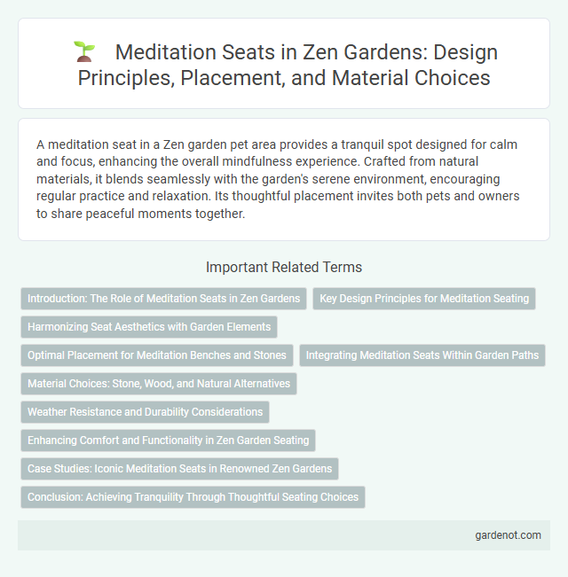 Meditation Seats in Zen Gardens: Design Principles, Placement, and Material Choices